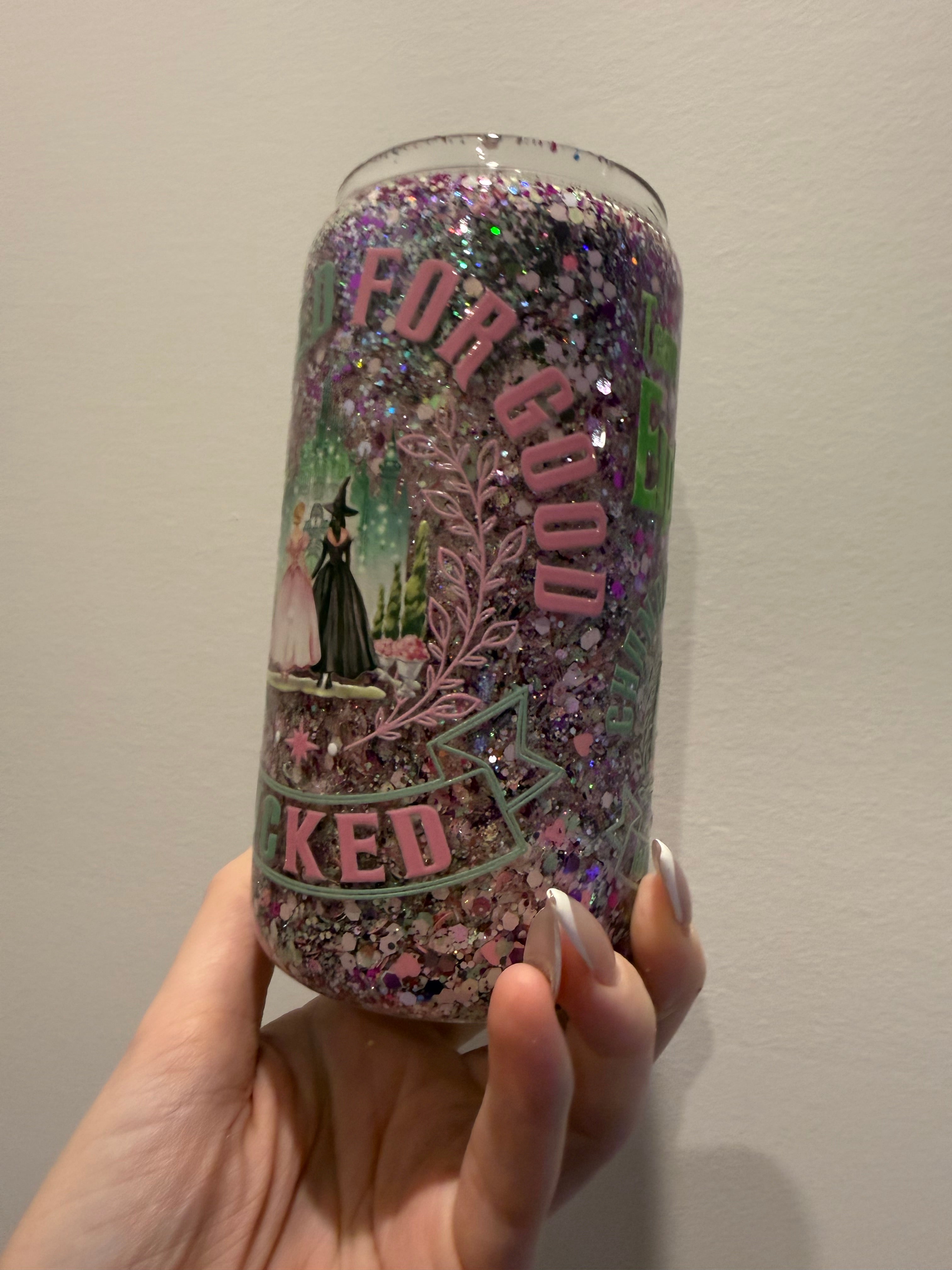 16oz glass - wicked, changed for good