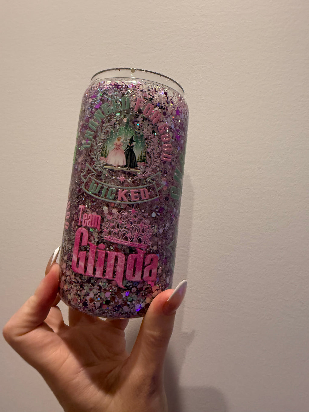 16oz glass - wicked, changed for good