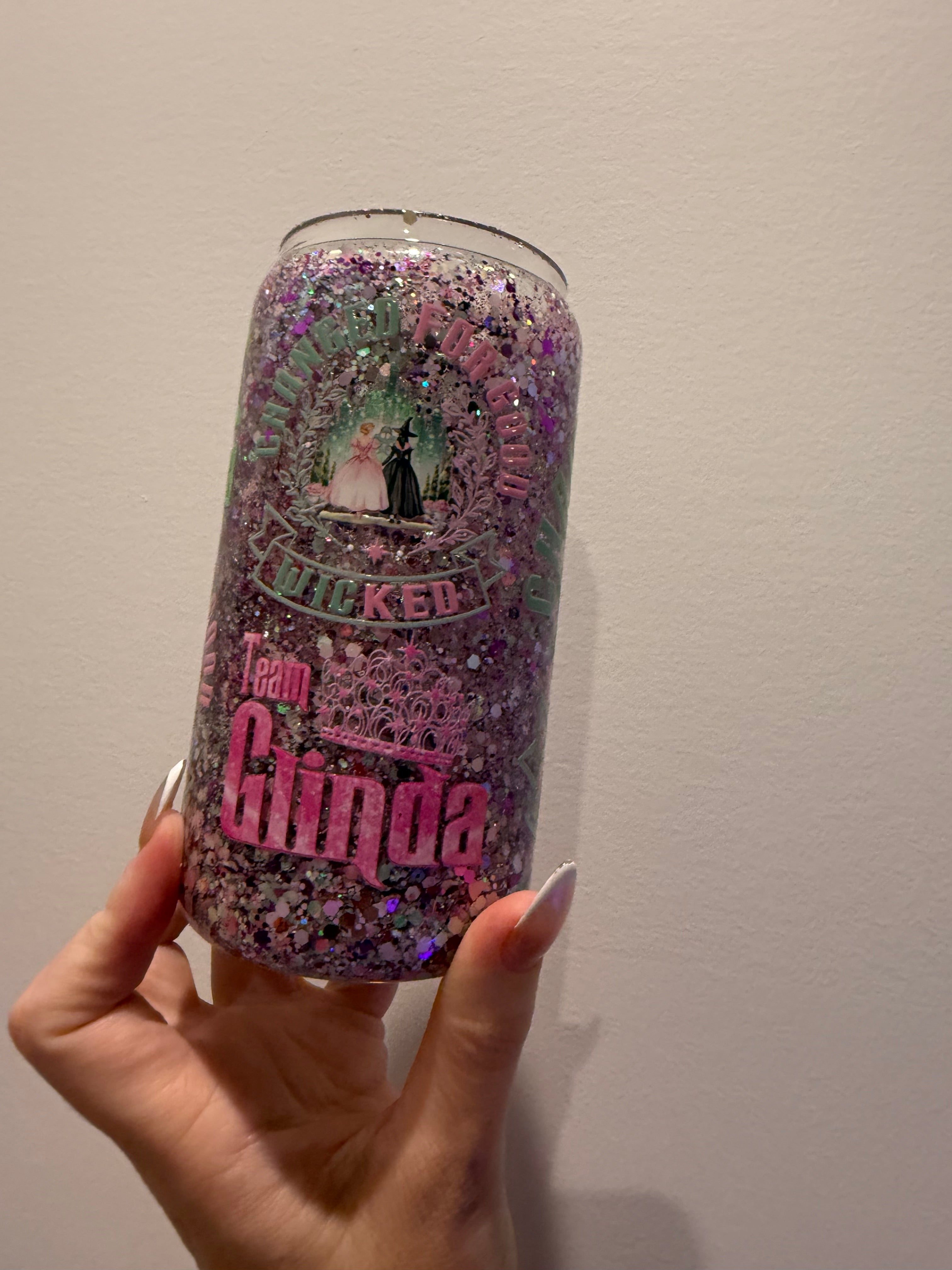 16oz glass - wicked, changed for good