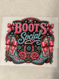 BOOTS SOCIAL HARLEY HEAT TRANSFER