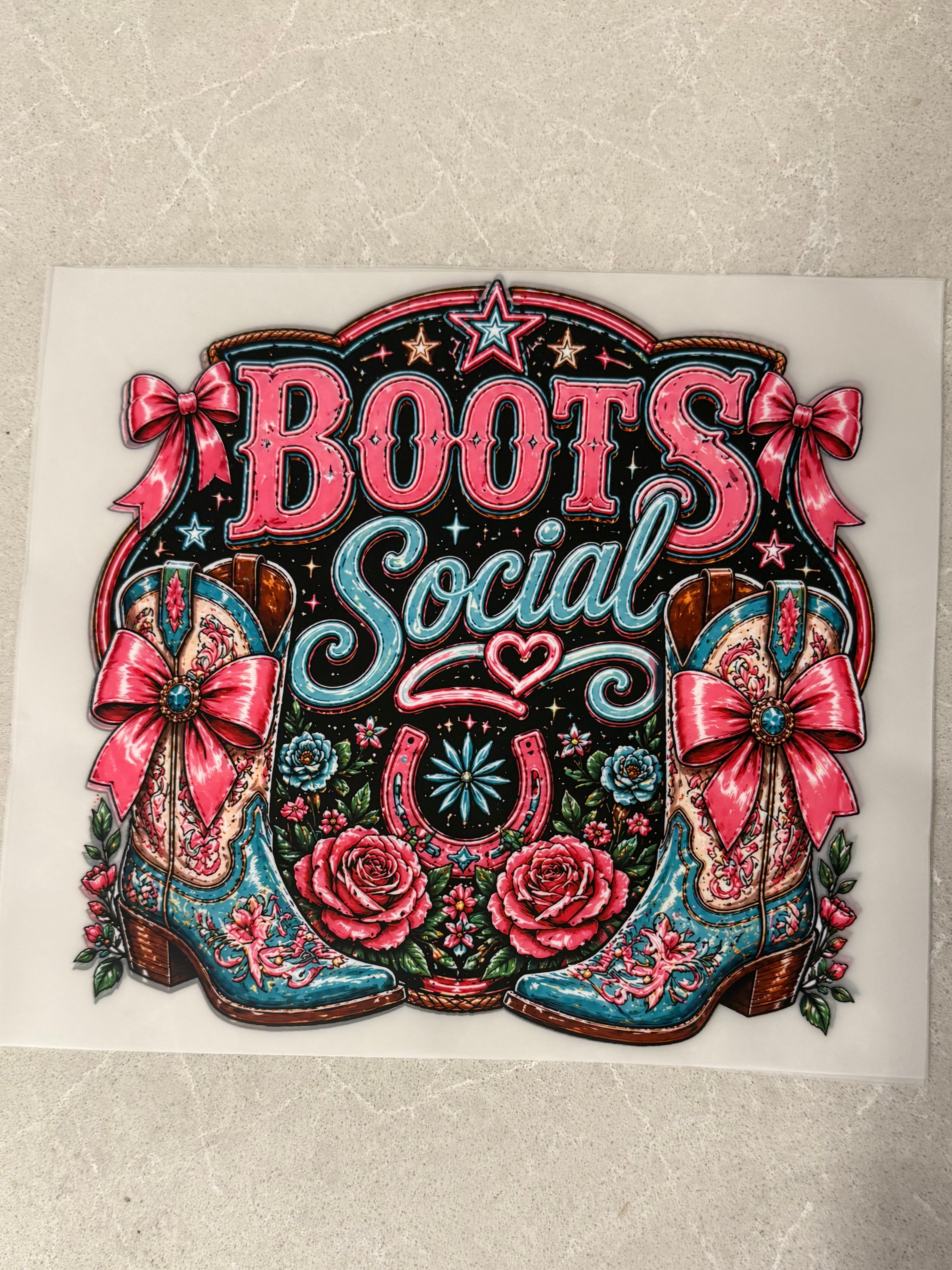 BOOTS SOCIAL HARLEY HEAT TRANSFER
