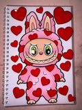A5 200 page Notebook - Labubu