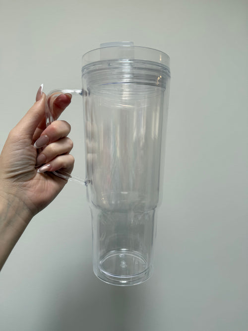 40oz Snowglobe Tumbler  ACRYLIC