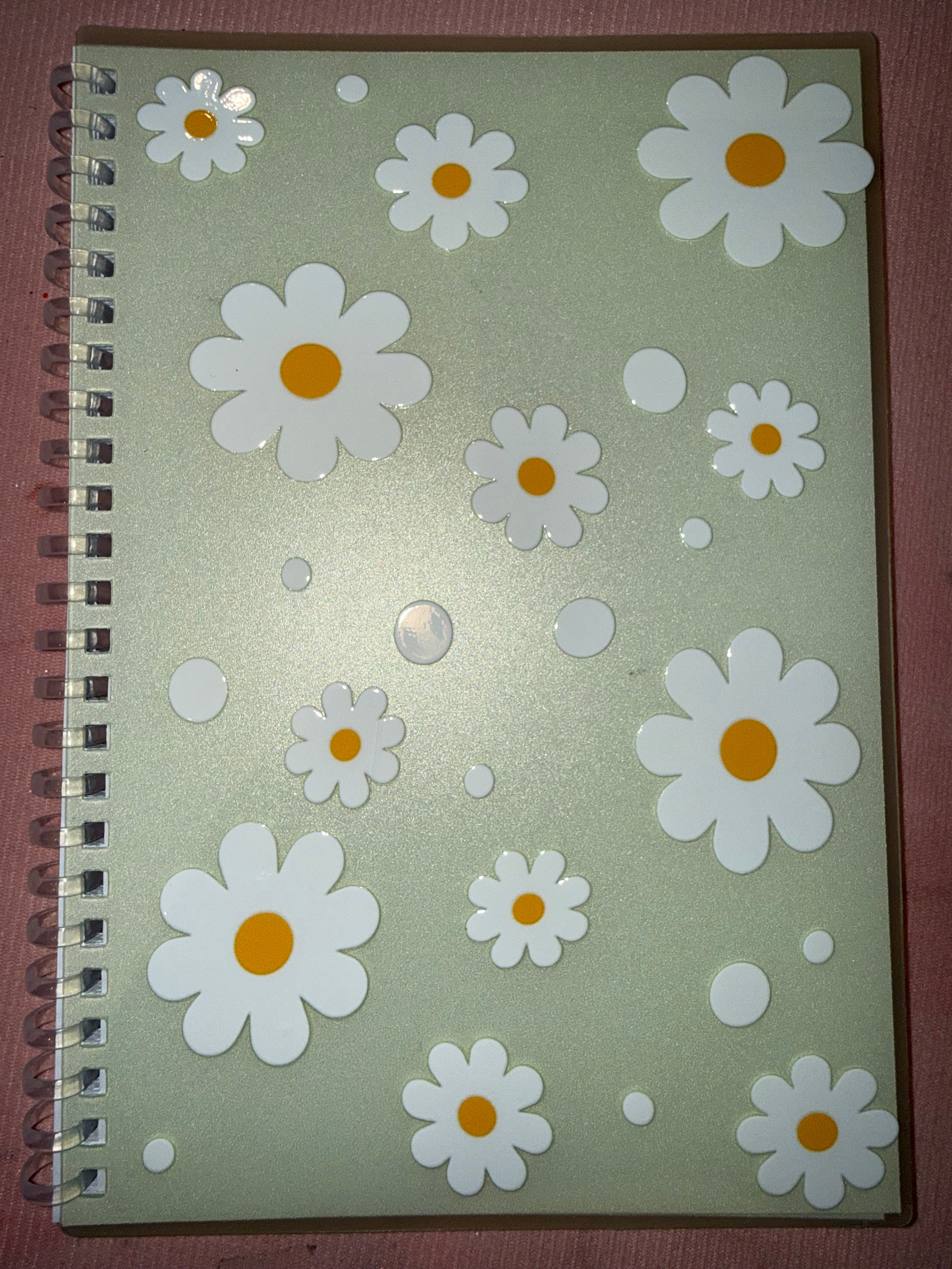 A5 200 page Notebook - Daisy