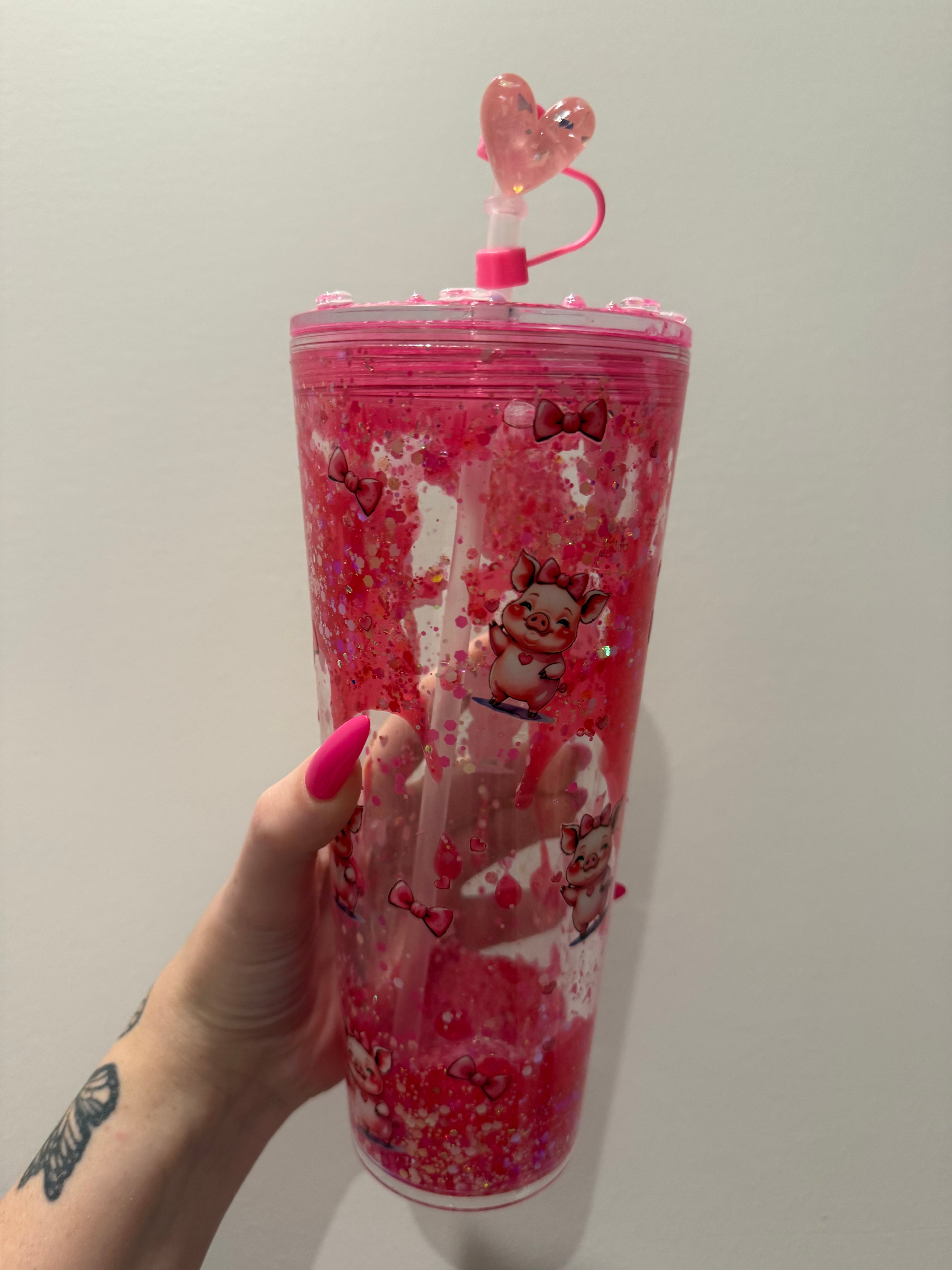 Pig Out! 🐷 24oz acrylic stadium