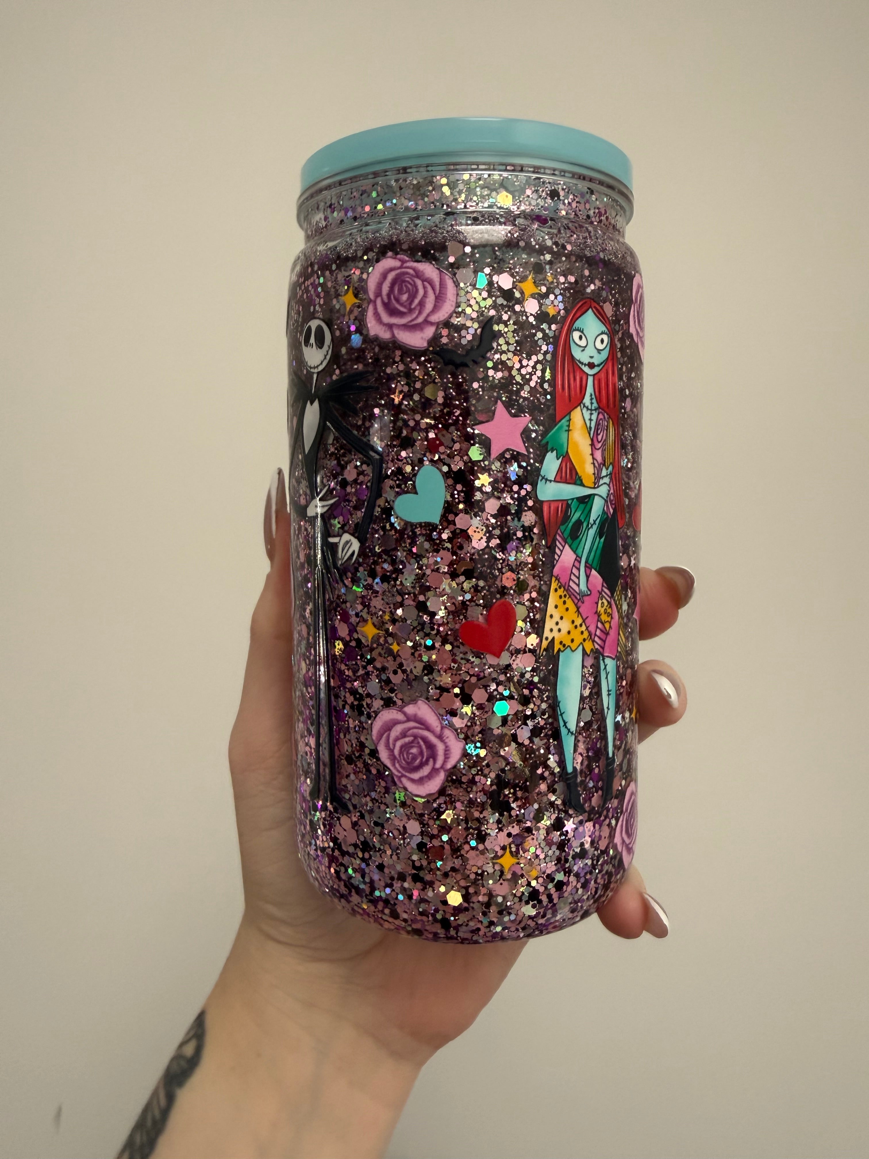 16oz acrylic - nightmare before Christmas