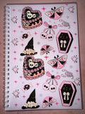 A5 200 page Notebook - Goth vibes
