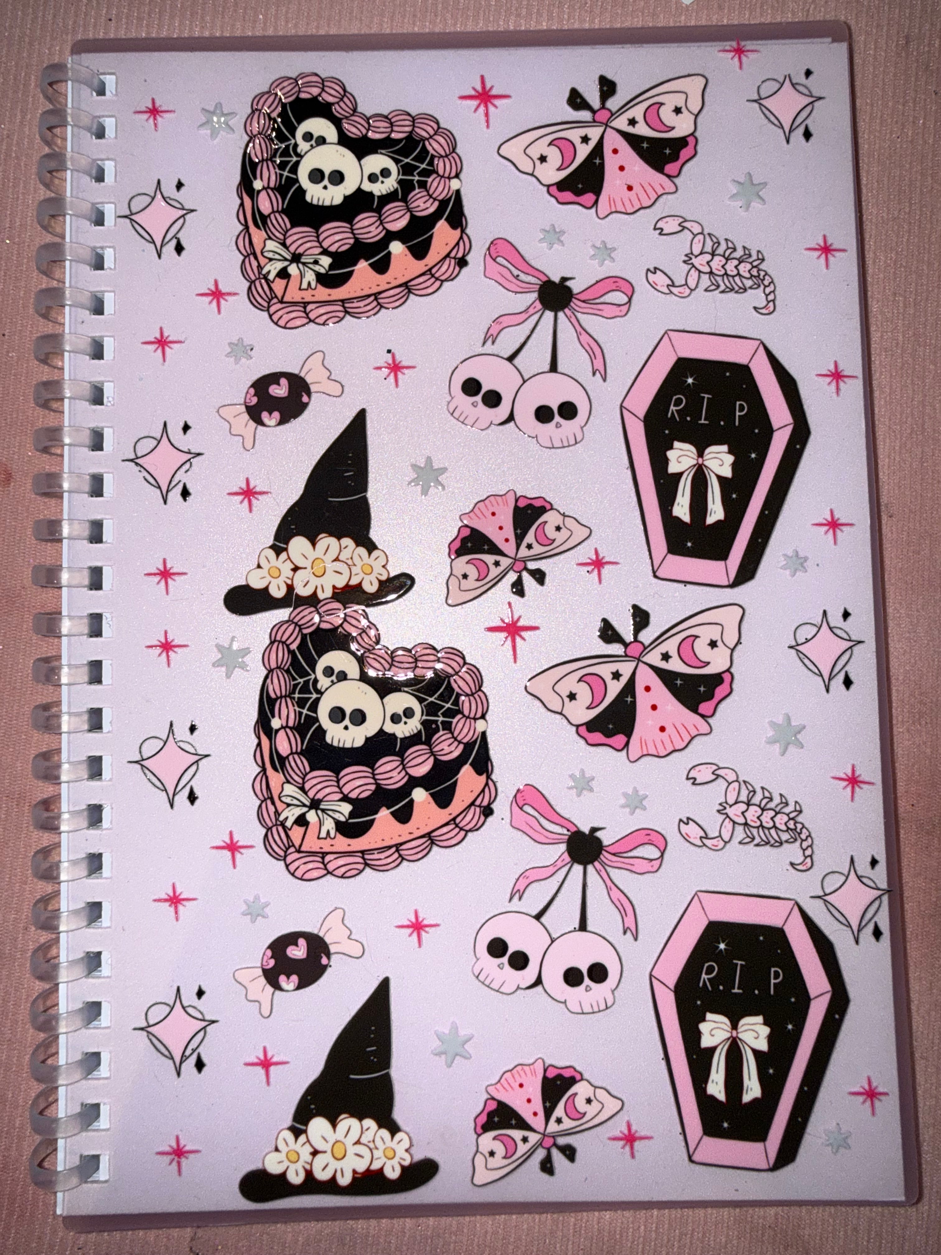 A5 200 page Notebook - Goth vibes