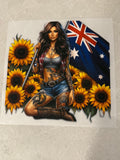 AUSSIE GIRL HEAT TRANSFER