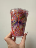 Bows pink purple 12oz