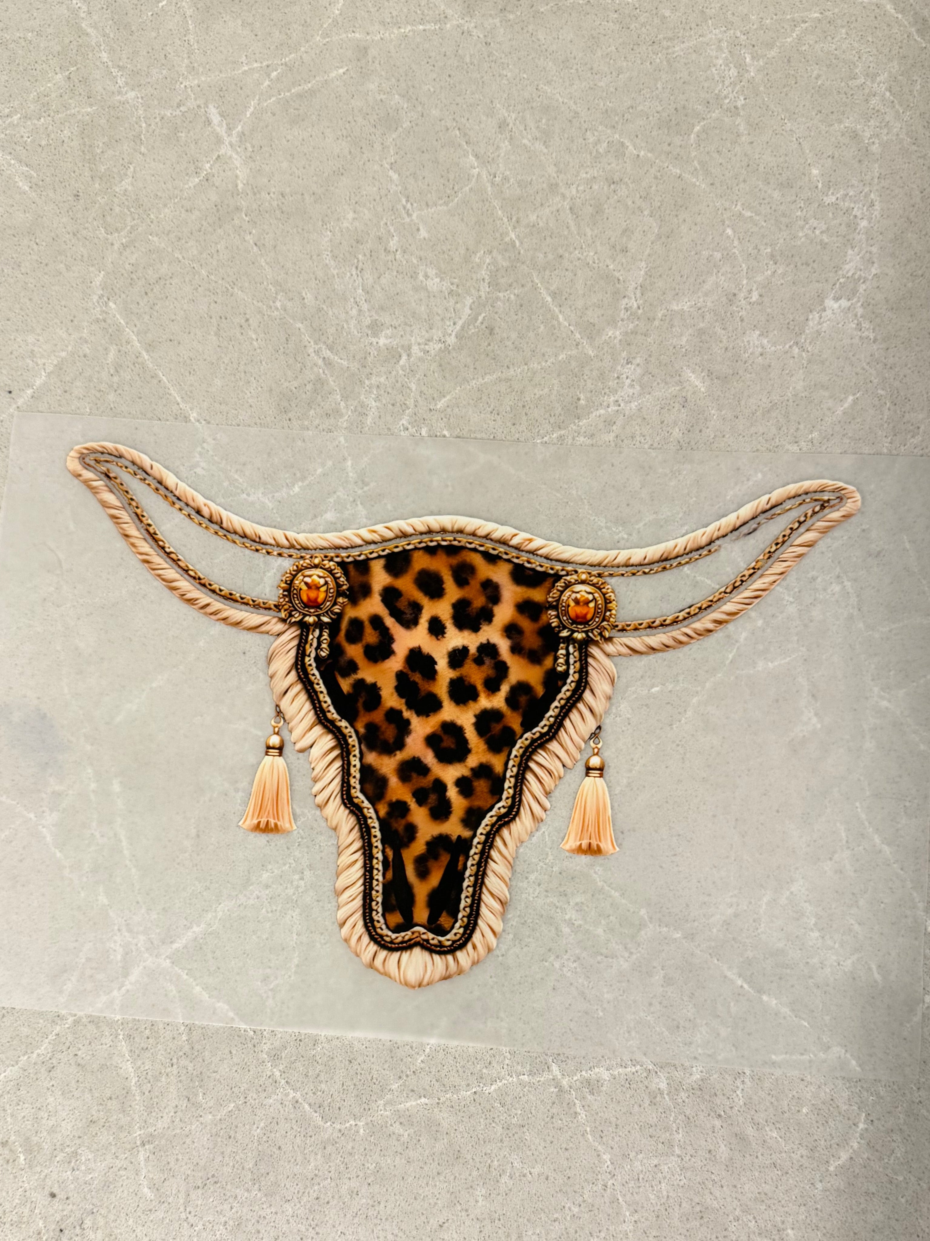 LEOPARD LONGHORN HEAT TRANSFER SMALL