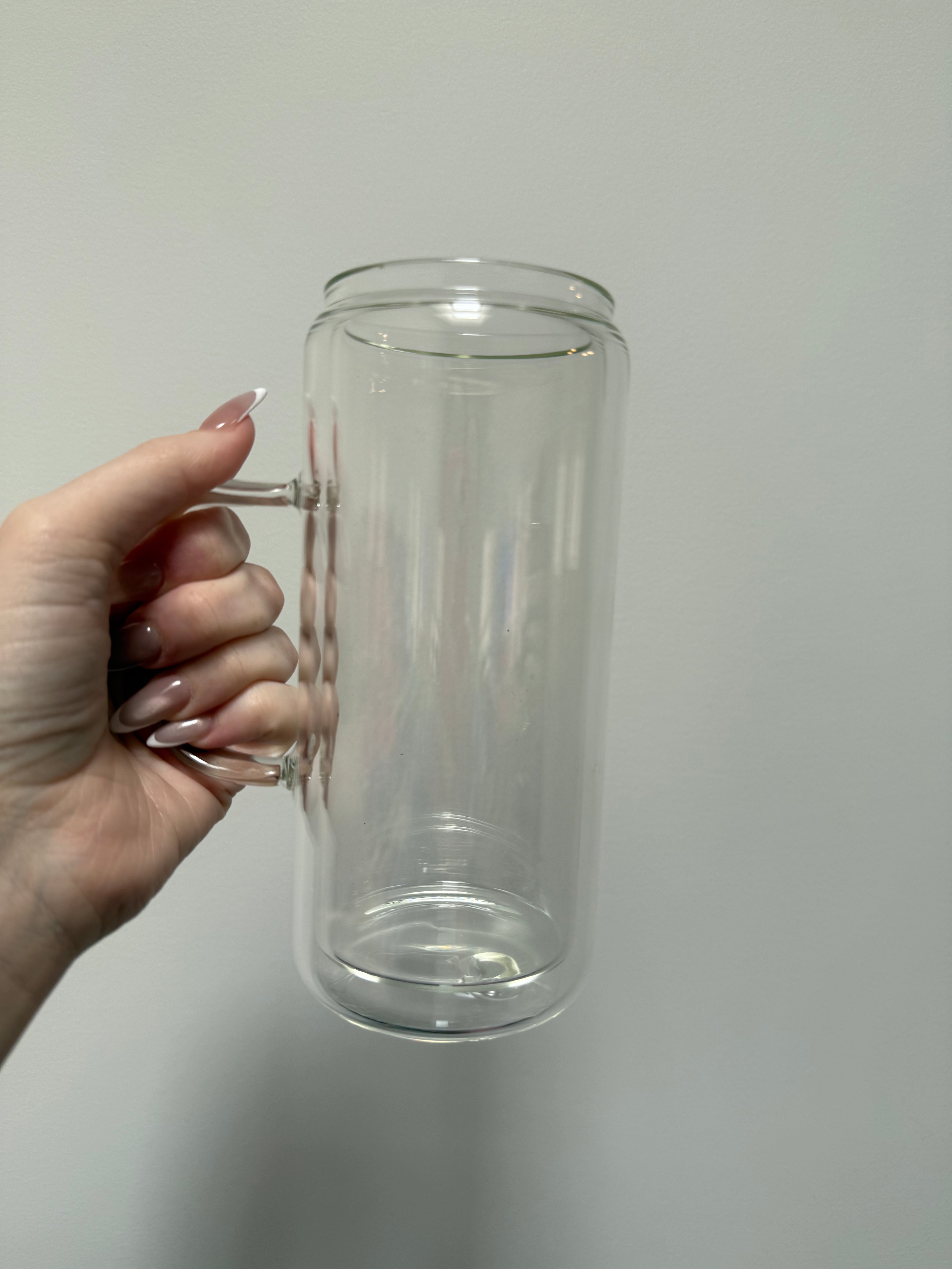 20oz glass with handle