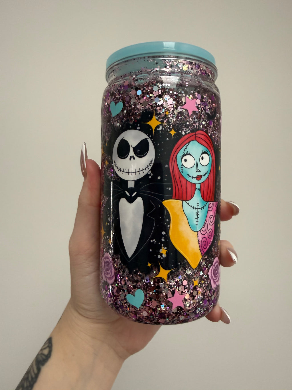 16oz acrylic - nightmare before Christmas