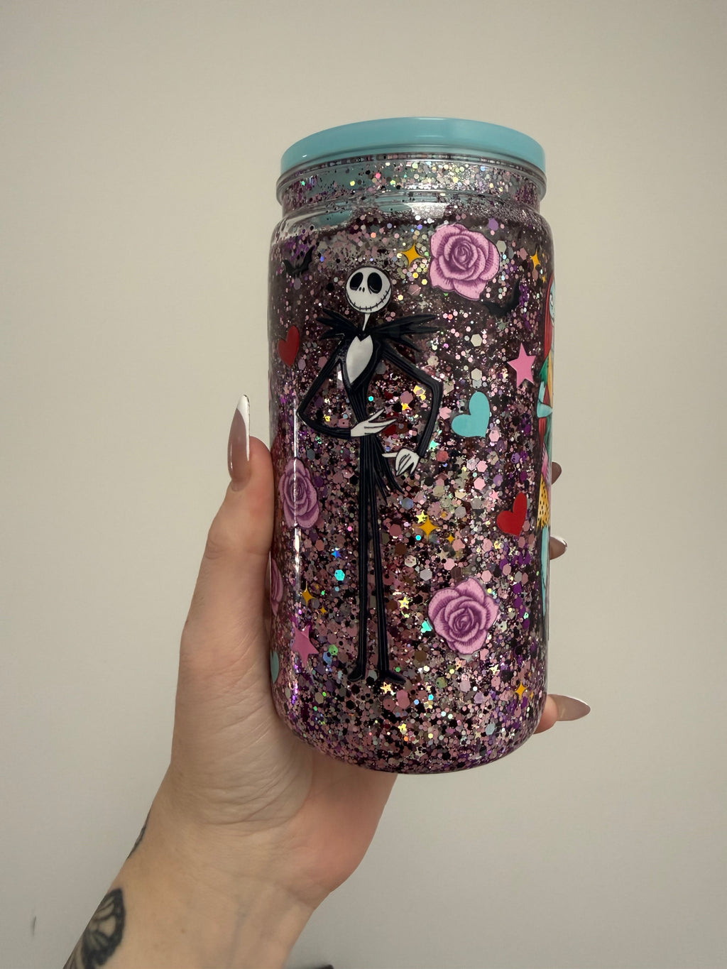 16oz acrylic - nightmare before Christmas
