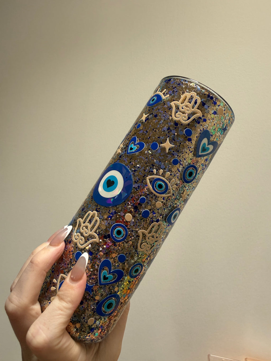 20oz glass - evil eye protection 🧿
