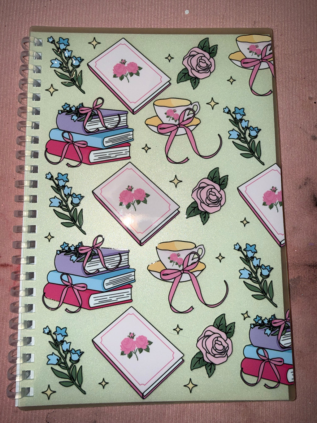 A5 200 page Notebook - bookish vibes