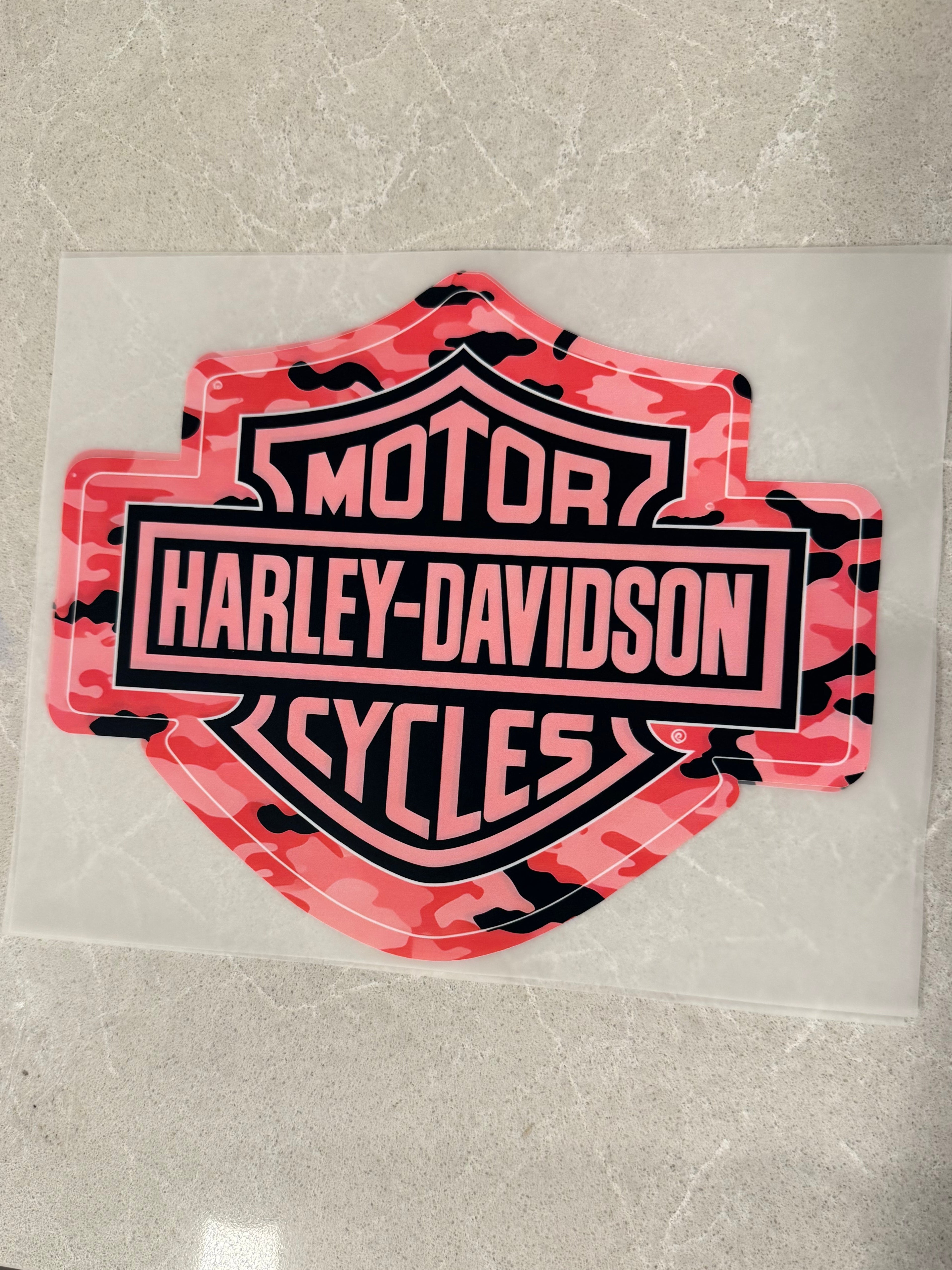 PINK HARLEY HEAT TRANSFER