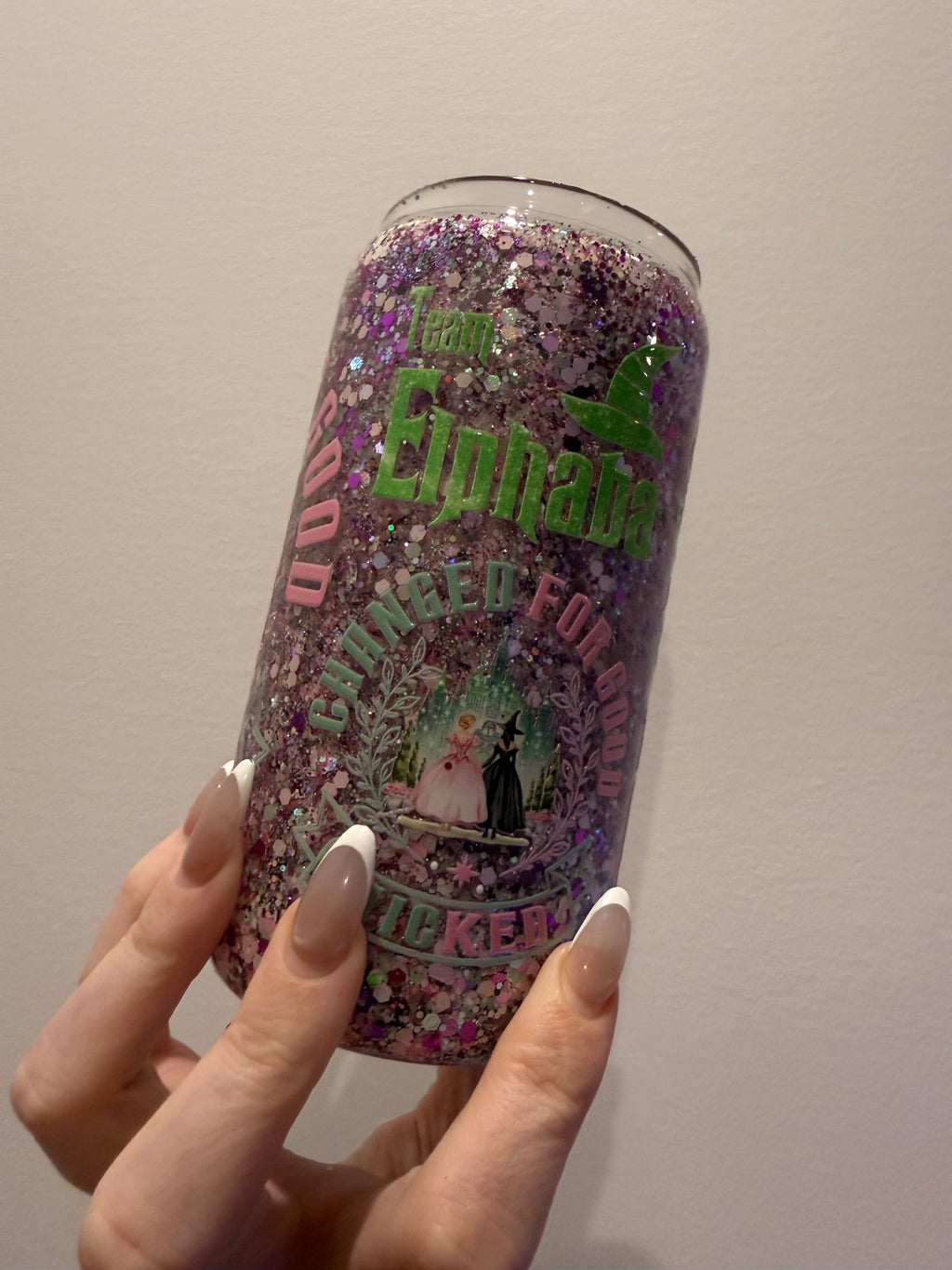 16oz glass - wicked, changed for good