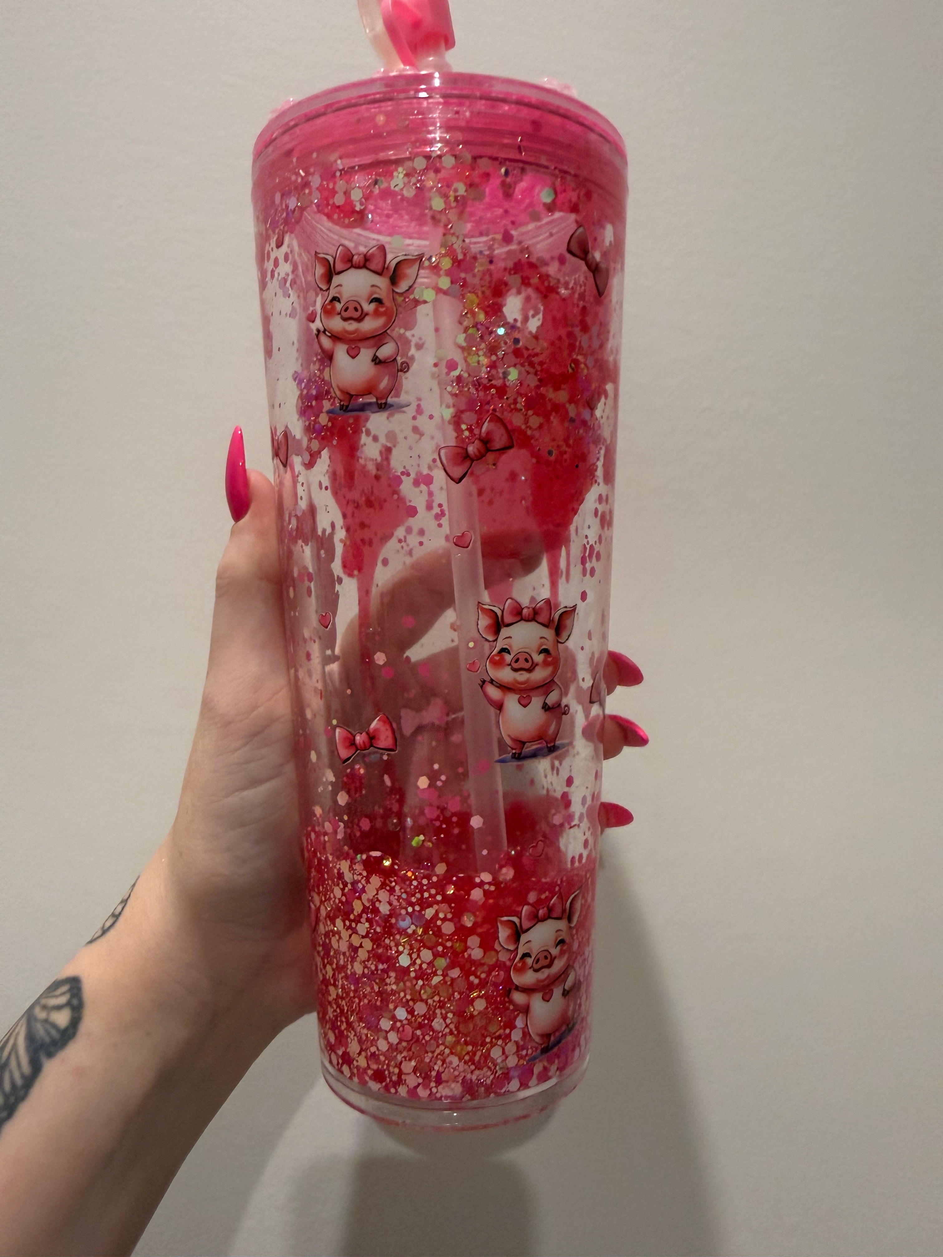 Pig Out! 🐷 24oz acrylic stadium