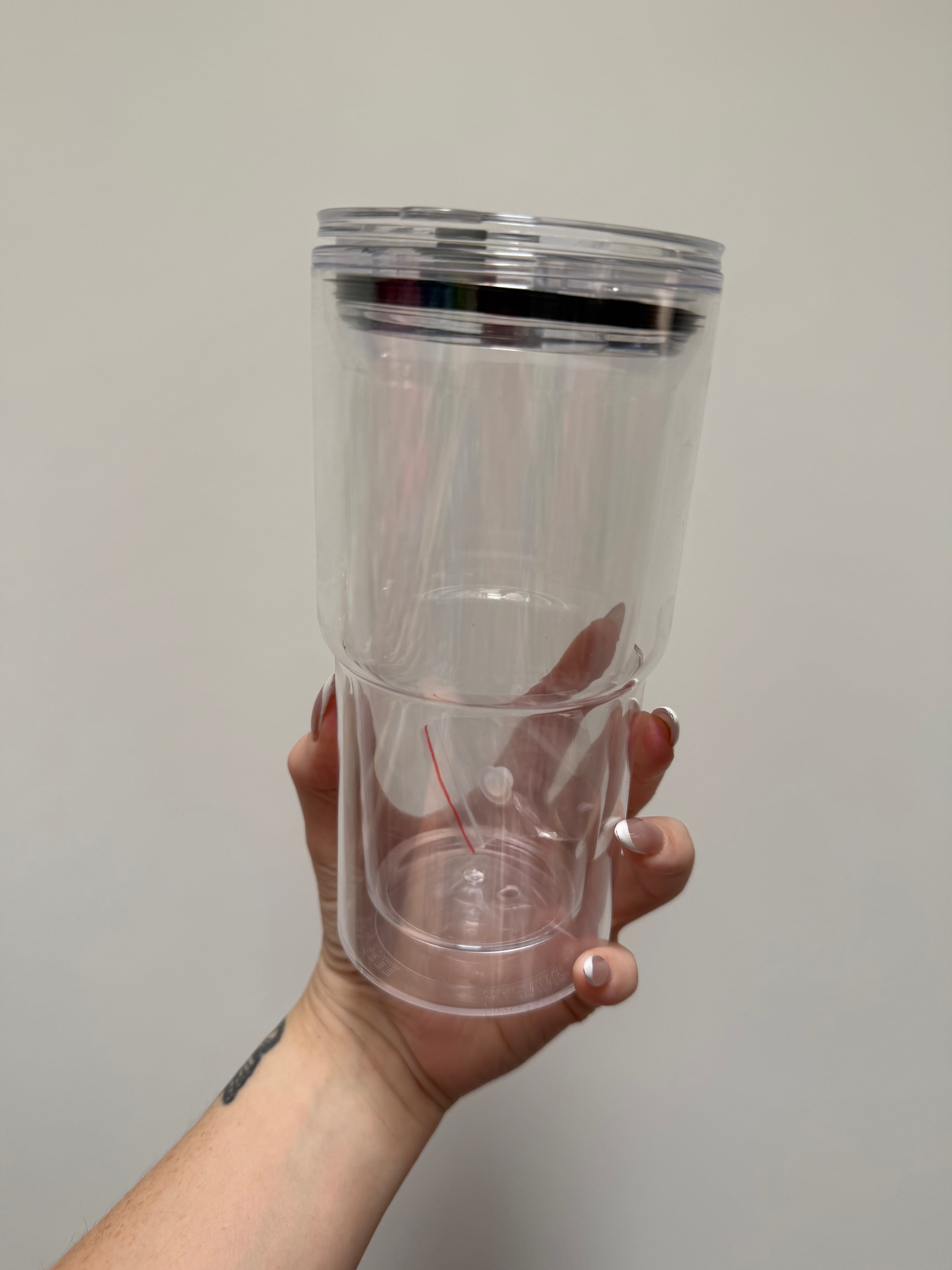 Custom Travel Tumbler 16oz ACRYLIC