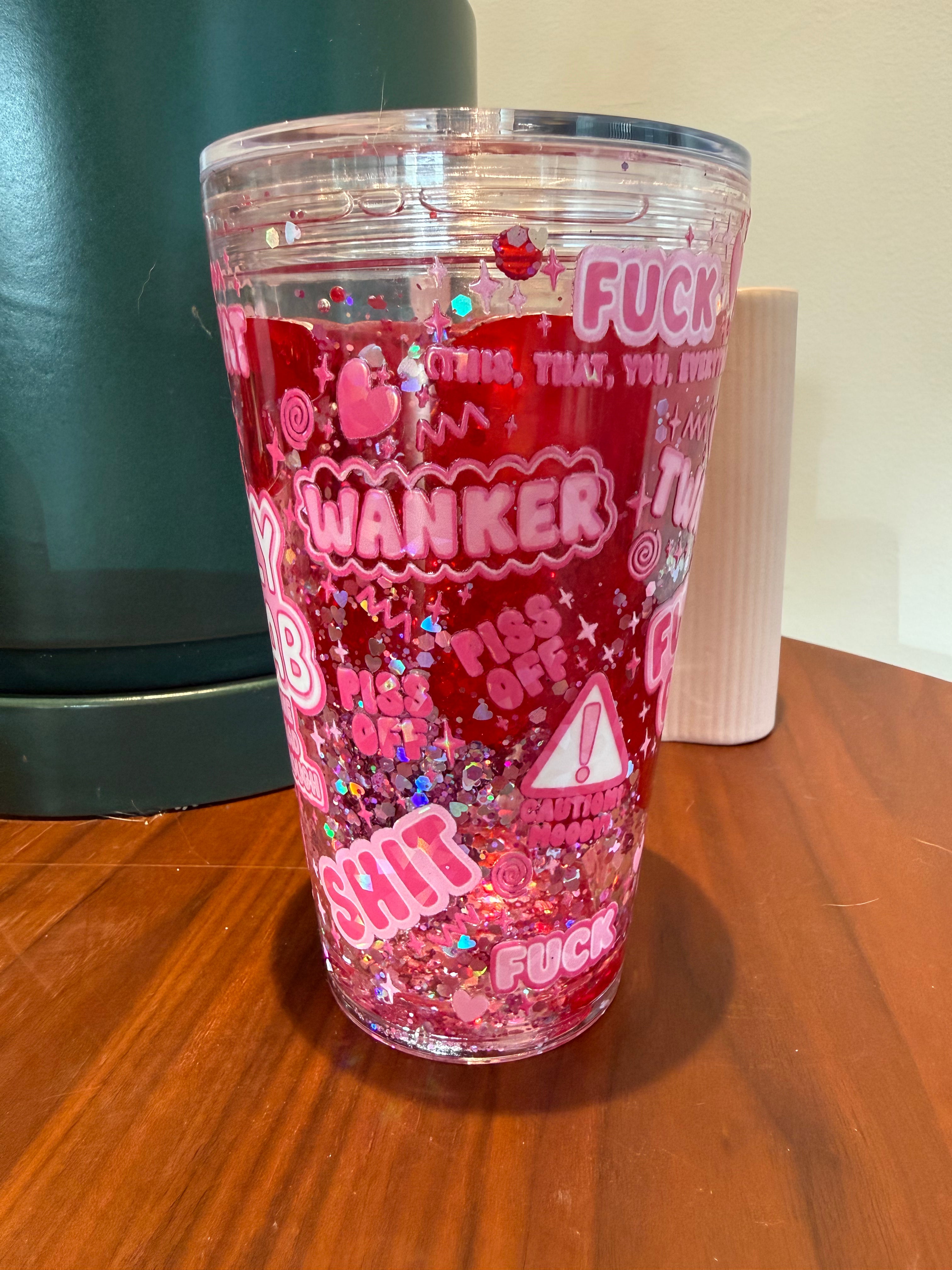 Daily Vocab Swears 16oz ACRYLIC