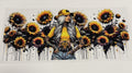 Sunflower tattoo girl