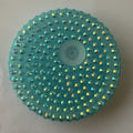 Rhinestone 16oz lid - blue