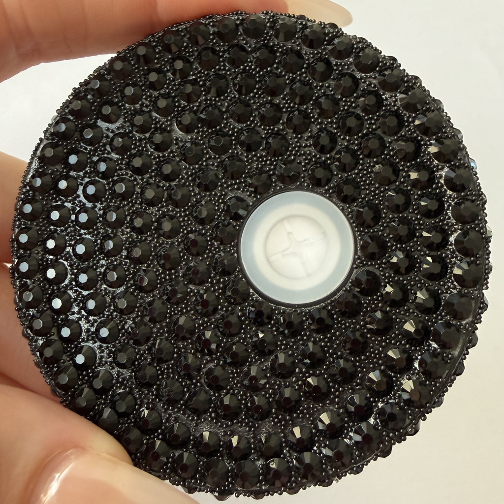 Rhinestone 16oz lid - Black
