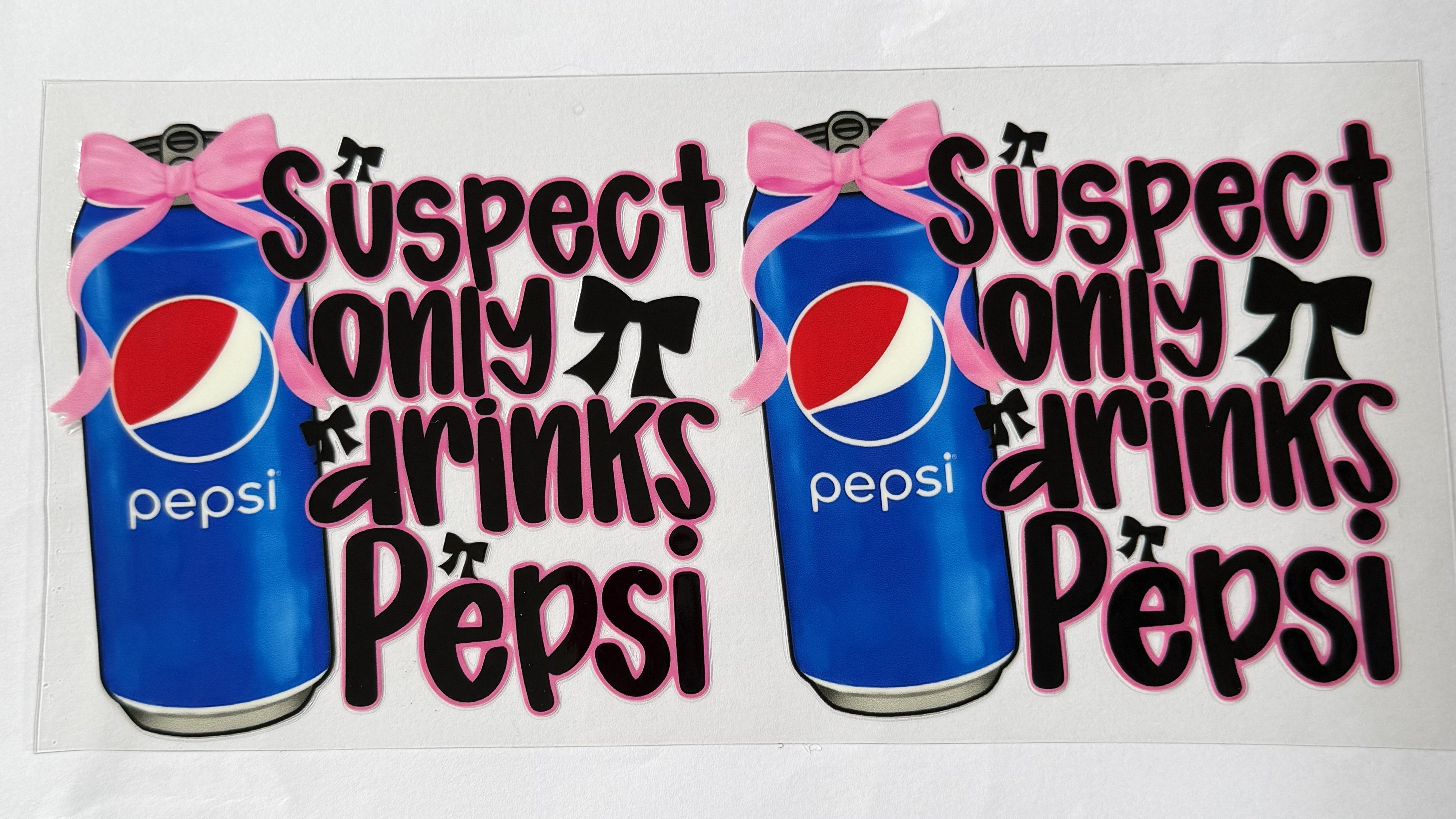 Suspect only drinks pepsi