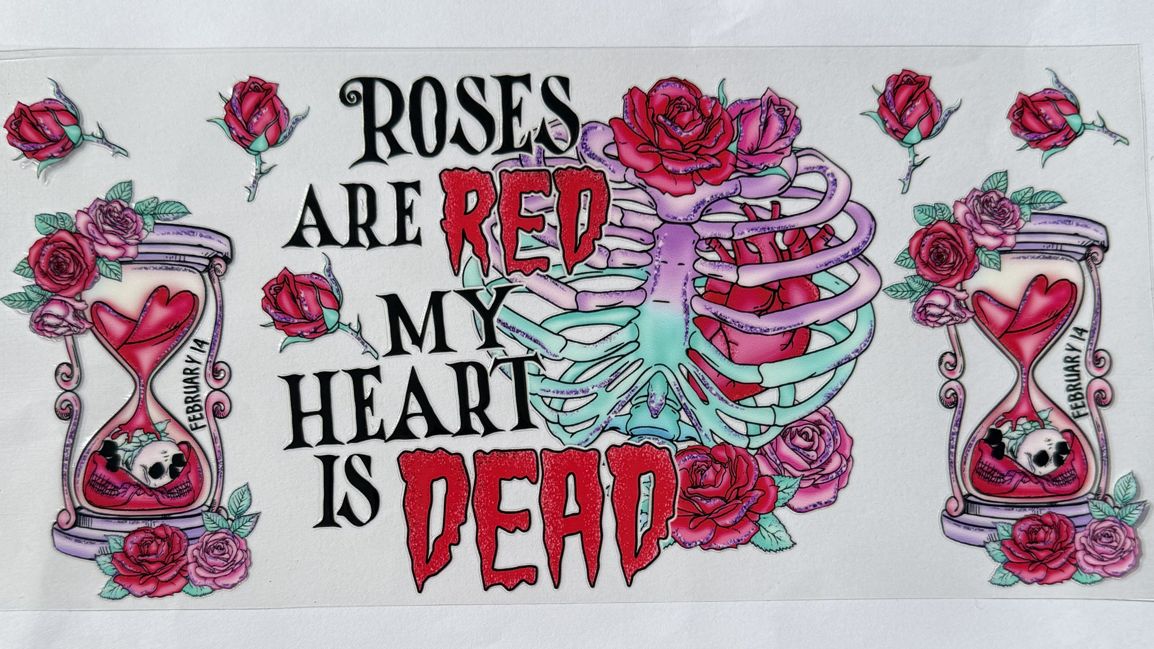 Roses are red my heart is dead