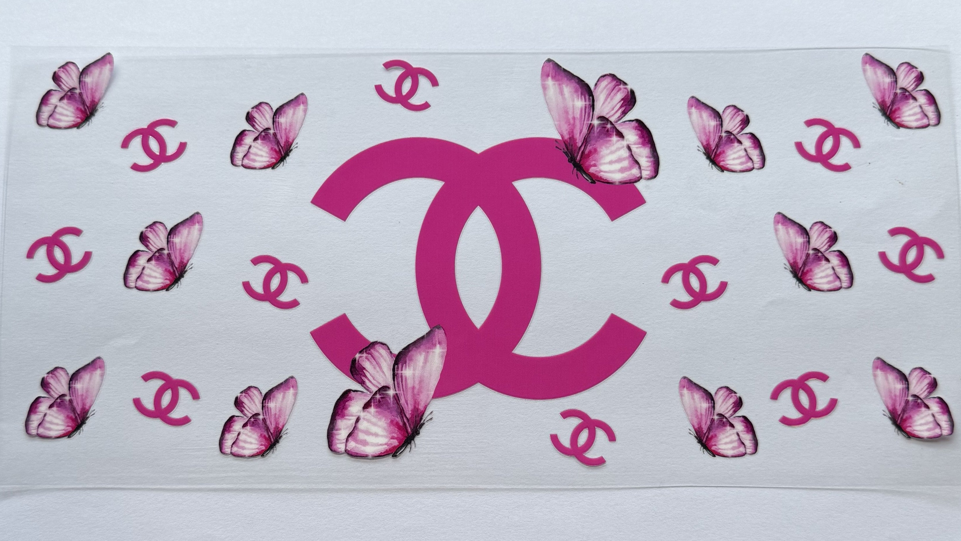 Pink Chanel Logo