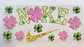 Nike pink and green