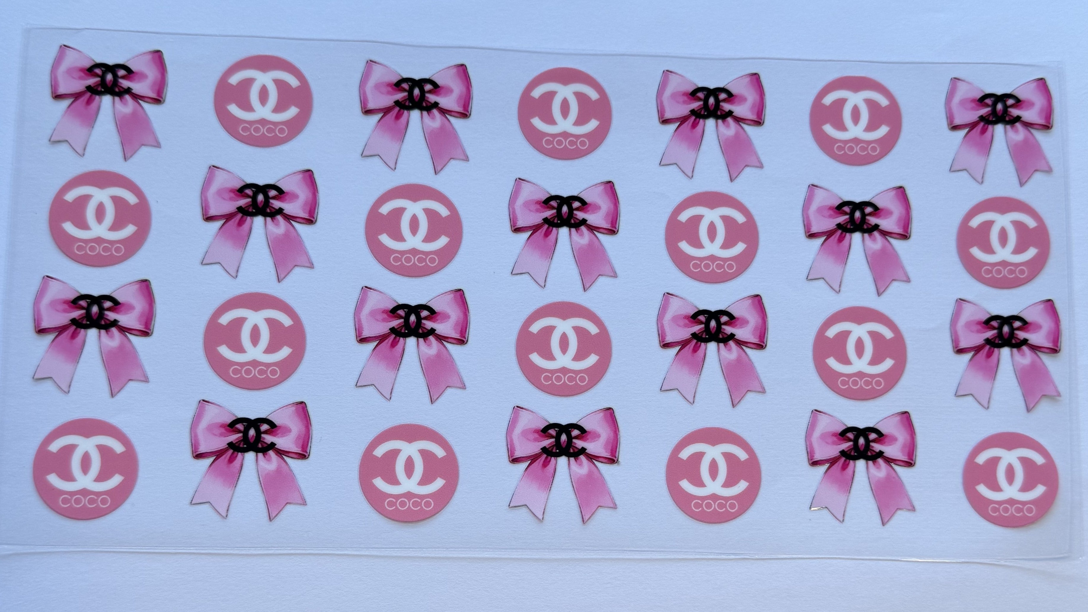 Pink Chanel bows