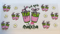 Hot girls drink matcha