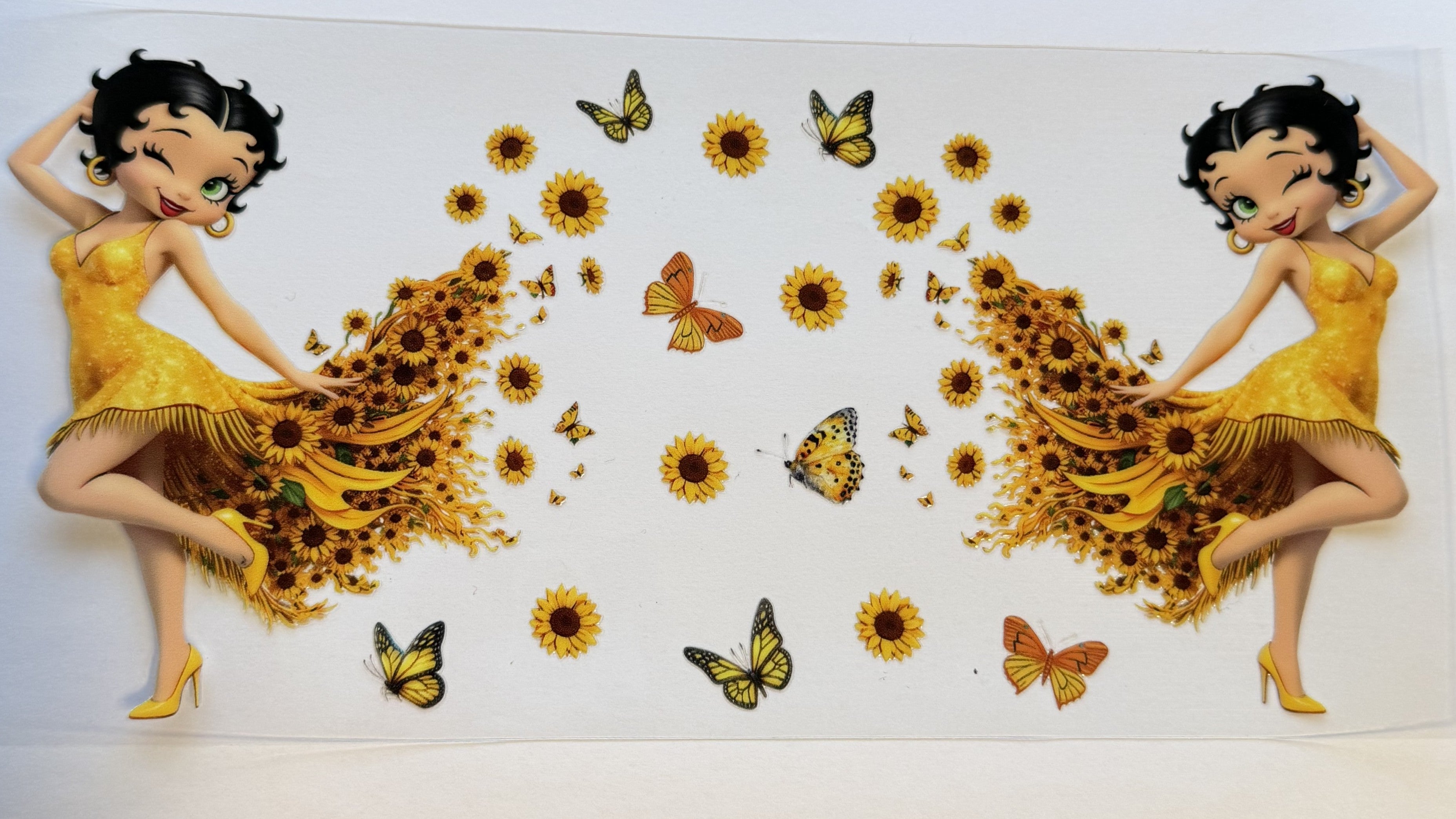 Betty Boop Sunflowers