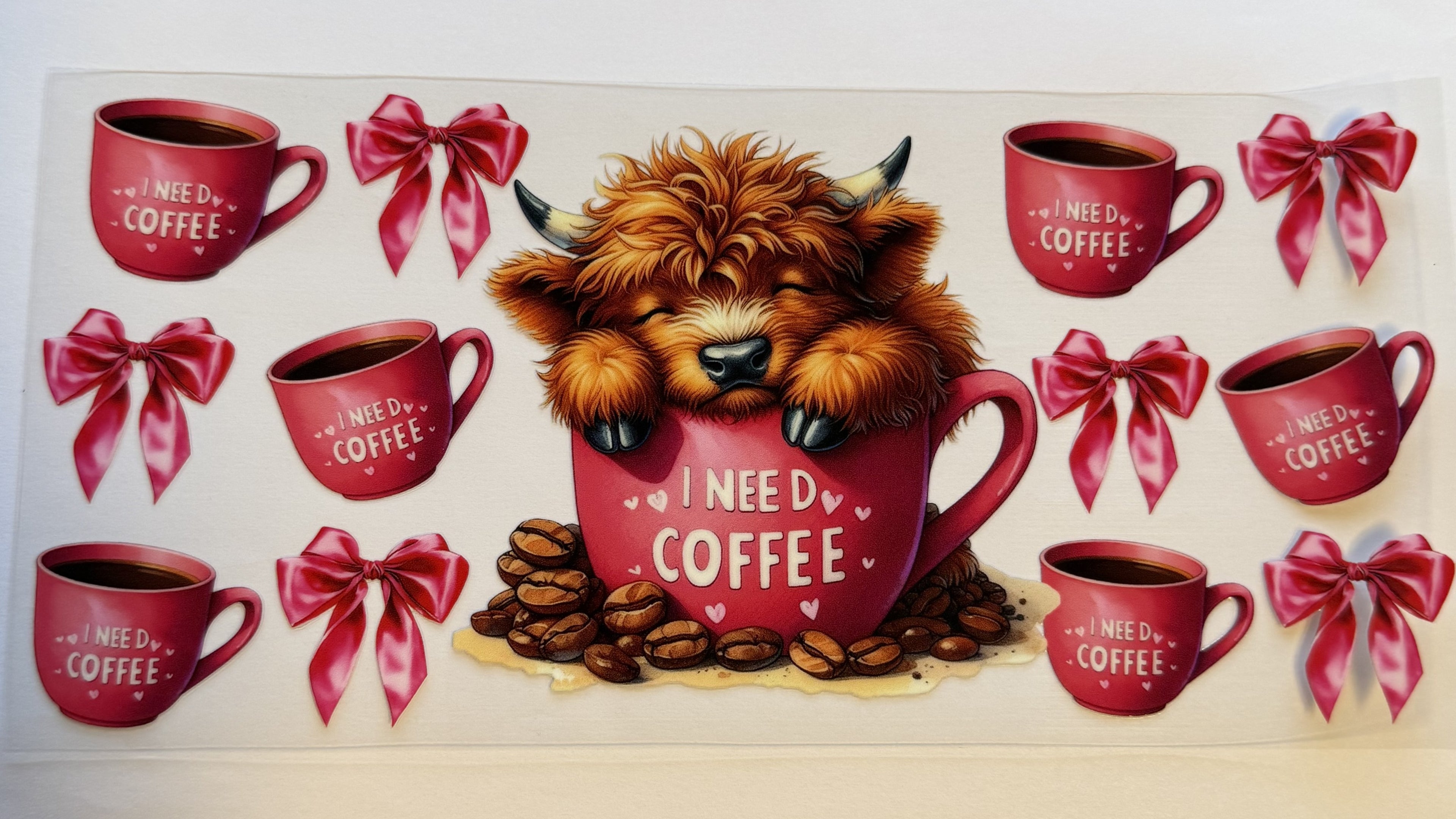 Highland cow - i need coffee