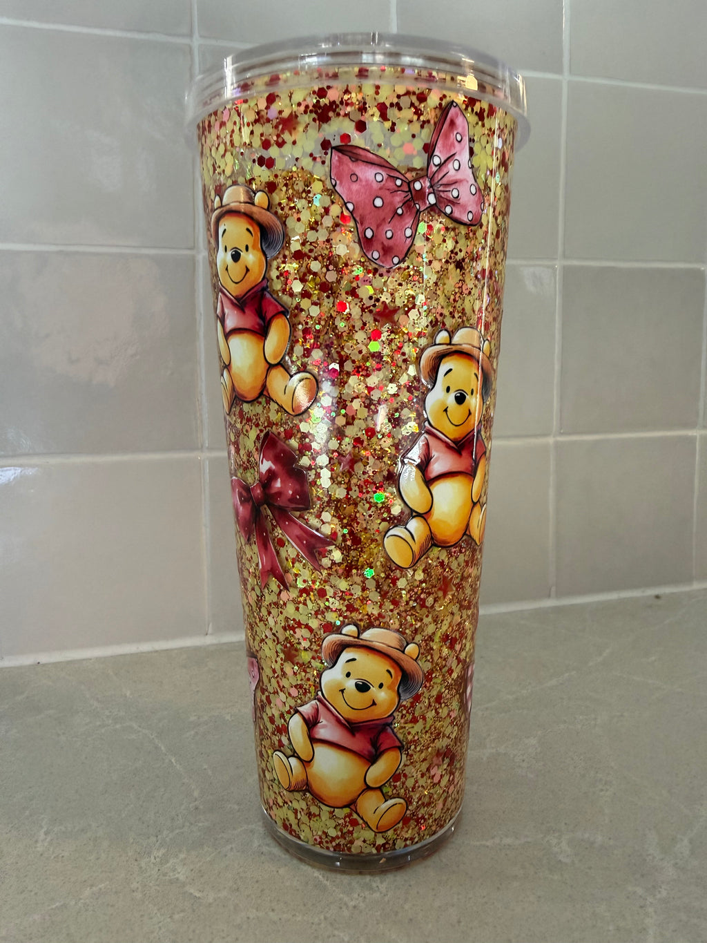 24oz acrylic - Pooh