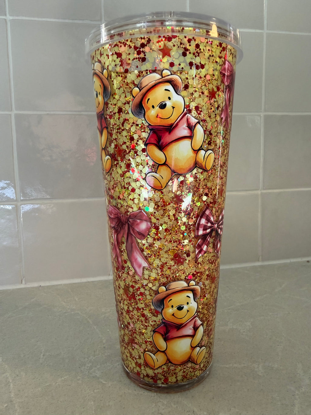 24oz acrylic - Pooh