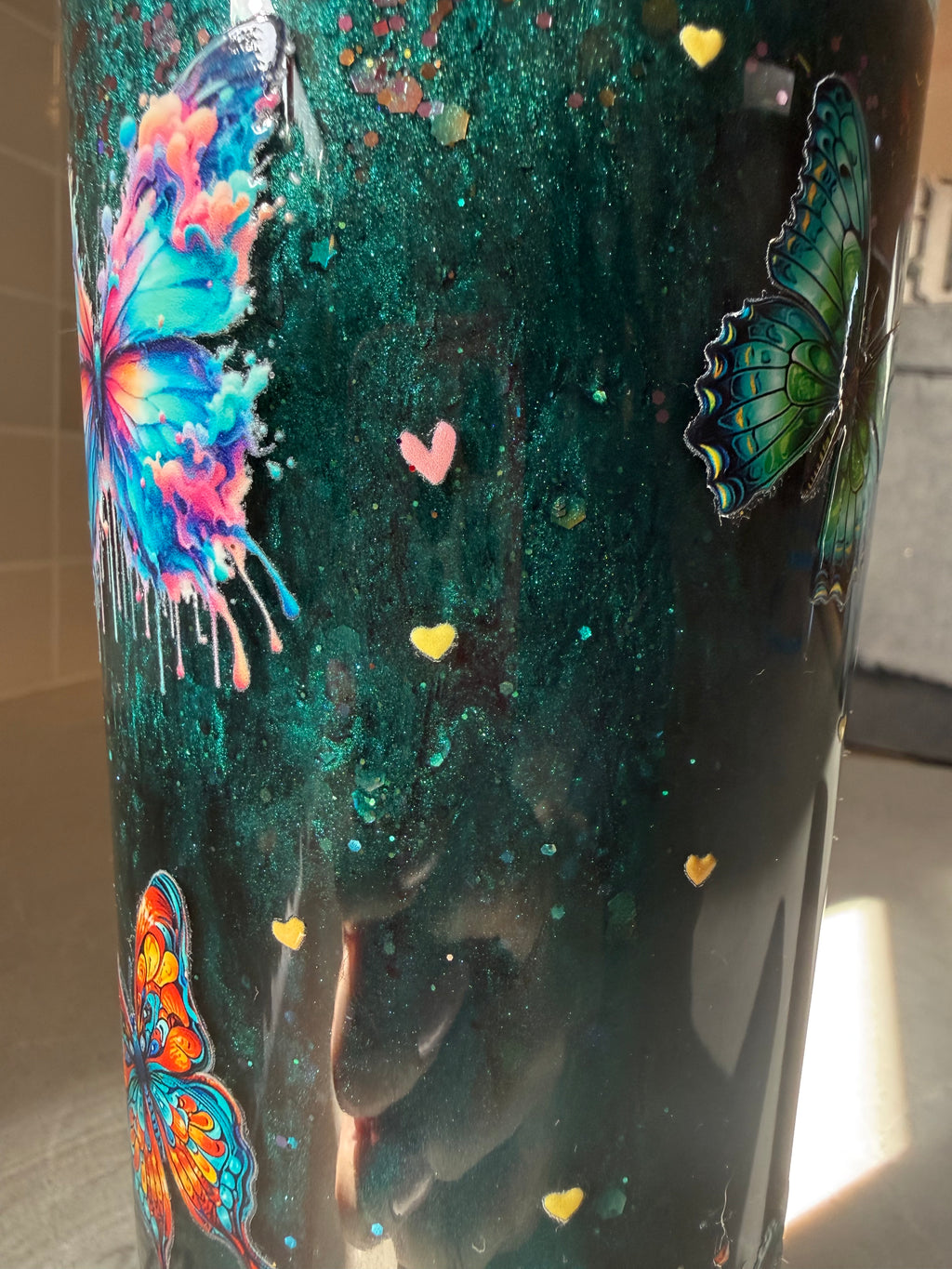 butterfly mica waterfall - 240z acrylic