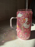 Duckies - 16oz w handle - glass