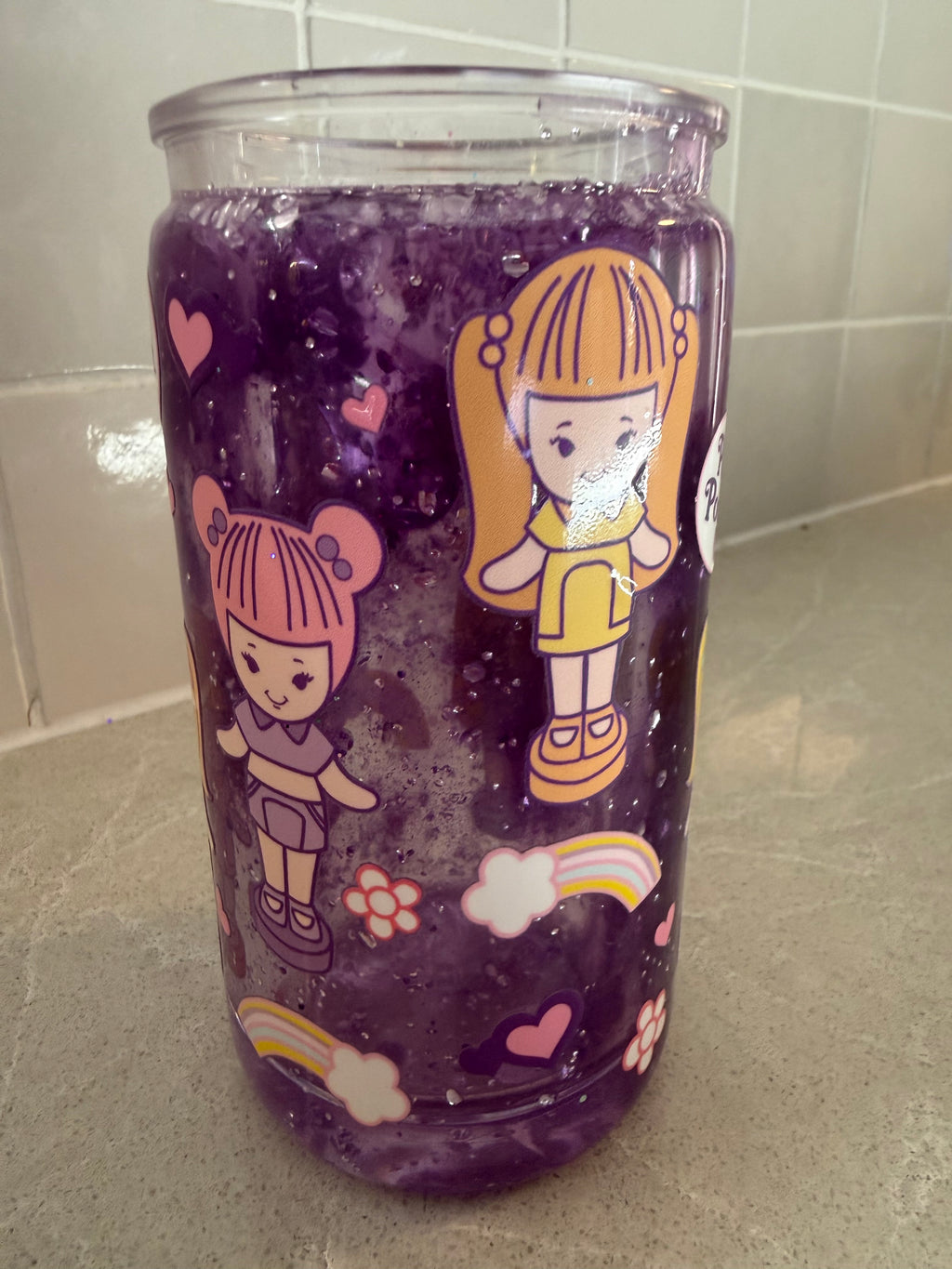 polly pocket - lava - 16oz acrylic