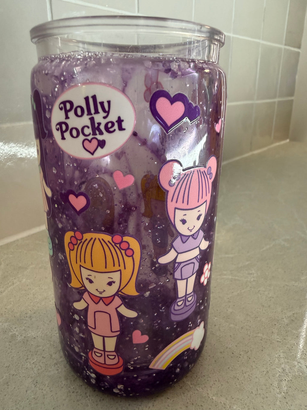 polly pocket - lava - 16oz acrylic