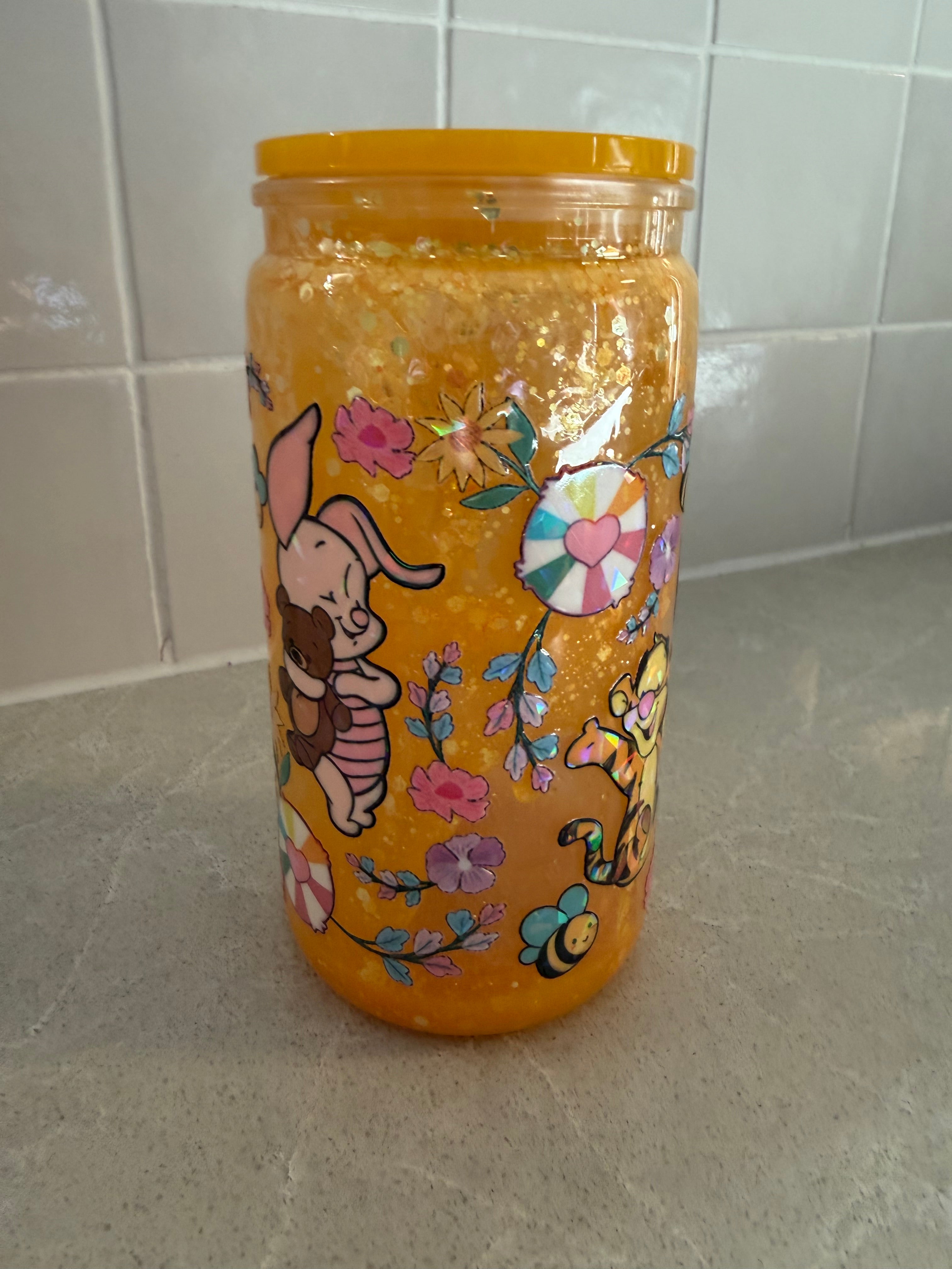 Pooh - honey drip - 16oz acrylic