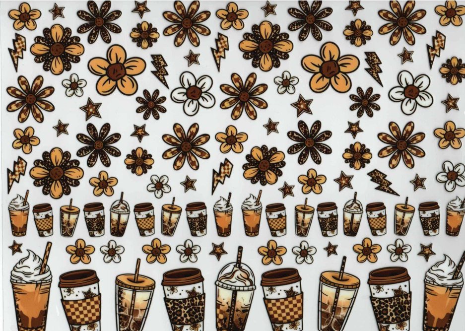 Element Sheet - Coffee & Flowers