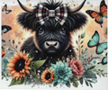 20oz Wrap - Tartan Highland Cow