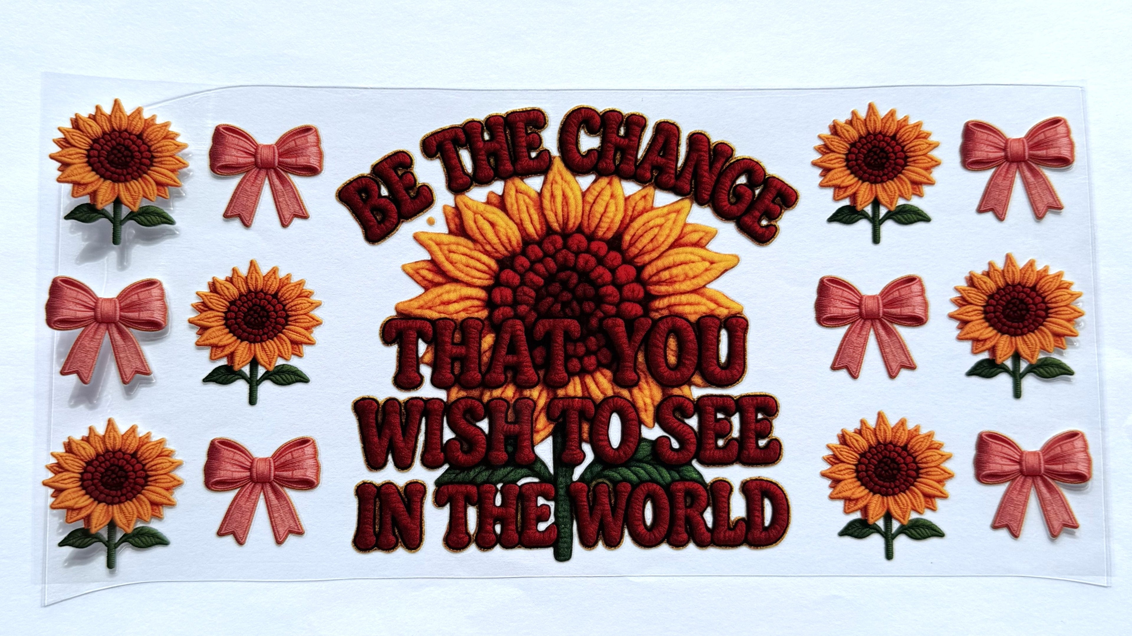 be the change you wish to see
